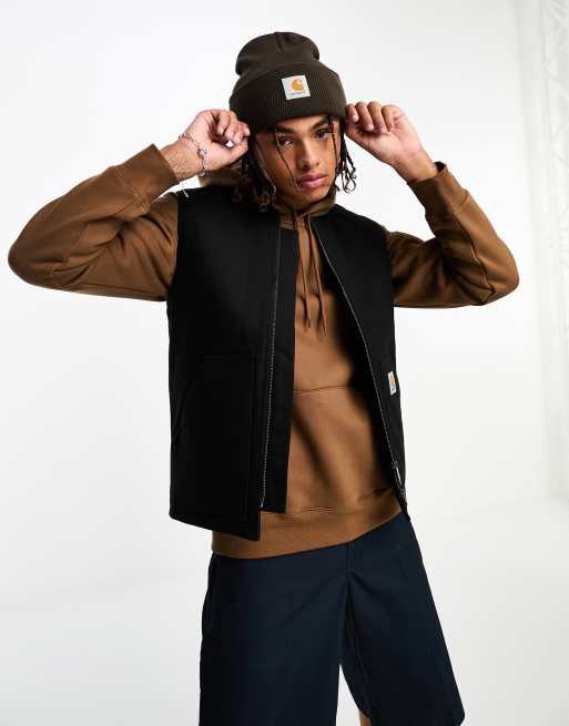 Carhartt WIP - Klassieke bodywarmer in zwart, 4 van 4
