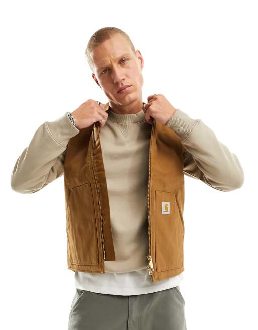 Carhartt WIP - Klassisk vest i brun