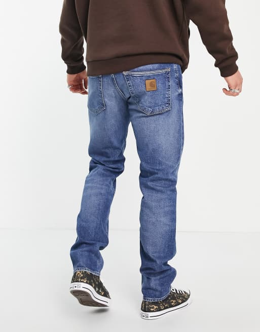 Carhartt WIP - Klondike - Jean fuselé coupe classique - Délavé moyen bleu, 2 de 4