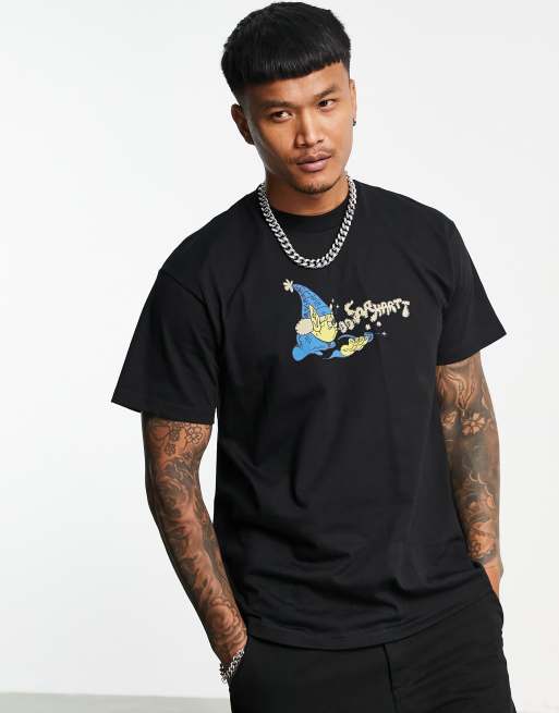 Carhartt WIP – Kogankult Wizard – Svart t-shirt, 4 av 4