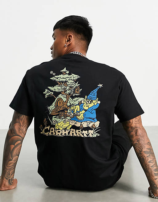 Carhartt WIP kogankult wizard t-shirt in black