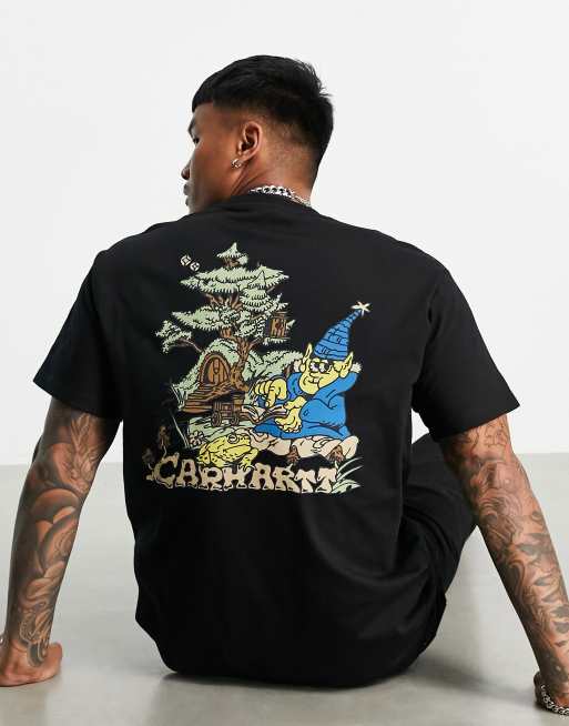 Carhartt WIP – Kogankult Wizard – T-Shirt in Schwarz