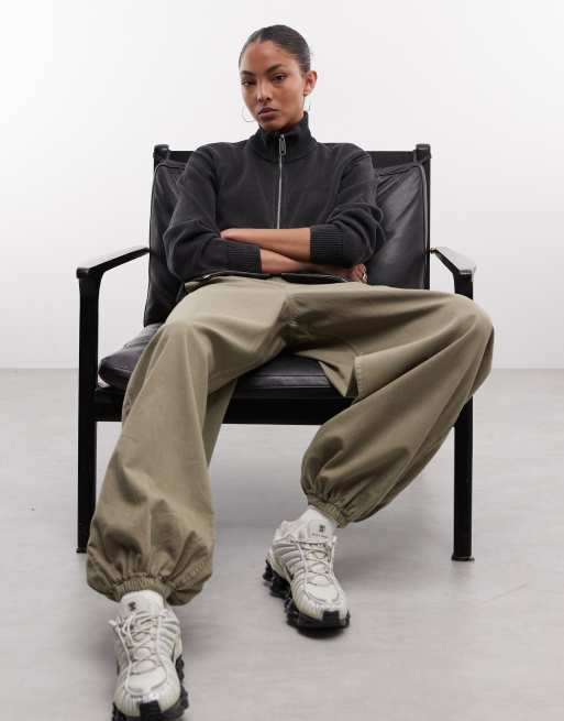 Carhartt WIP - Kori - Gebreid jack met rits in zwart, 2 van 4