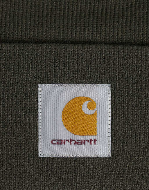 Carhartt WIP kurze Watch-Mütze in Dunkelgrau, 3 von 3