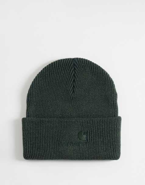Carhartt WIP Lambert beanie in dark green - view 1