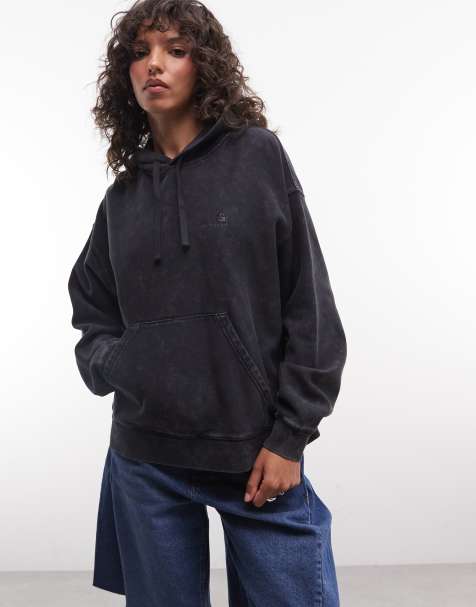 Carhartt WIP - Lambert - Hoodie in zwart met wassing - view 1