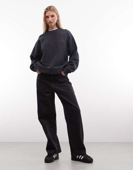 Carhartt WIP - Lambert - Sudadera negro lavado, 3 de 4