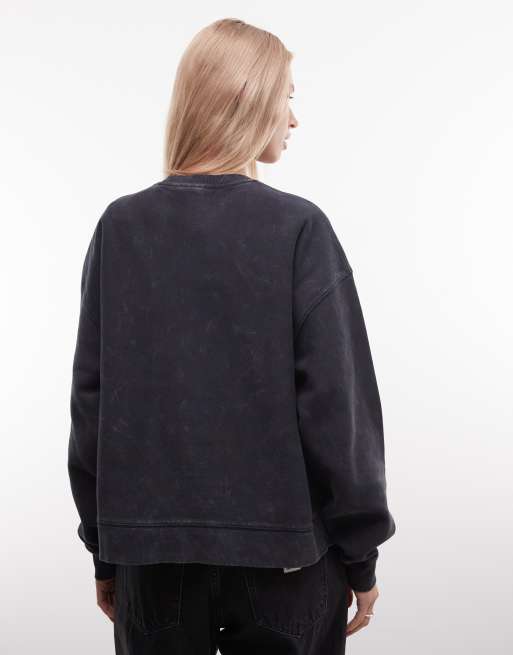 Carhartt WIP - Lambert - Sudadera negro lavado, 4 de 4