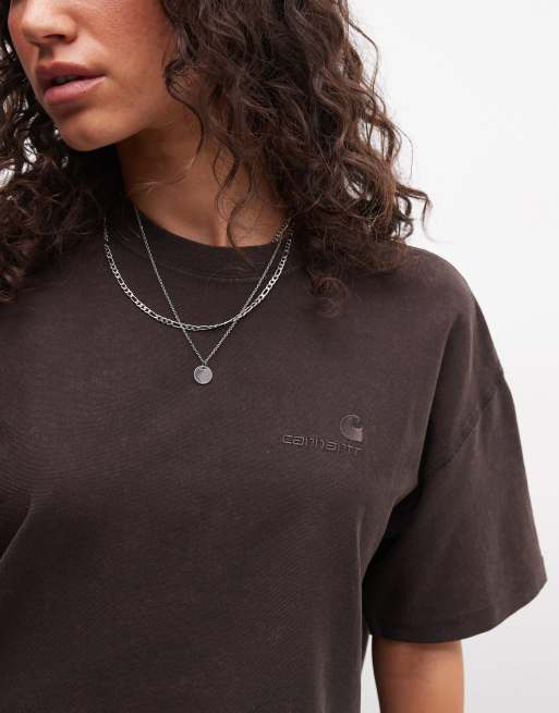 Carhartt WIP Lambert t-shirt marron délavé, 3 de 4