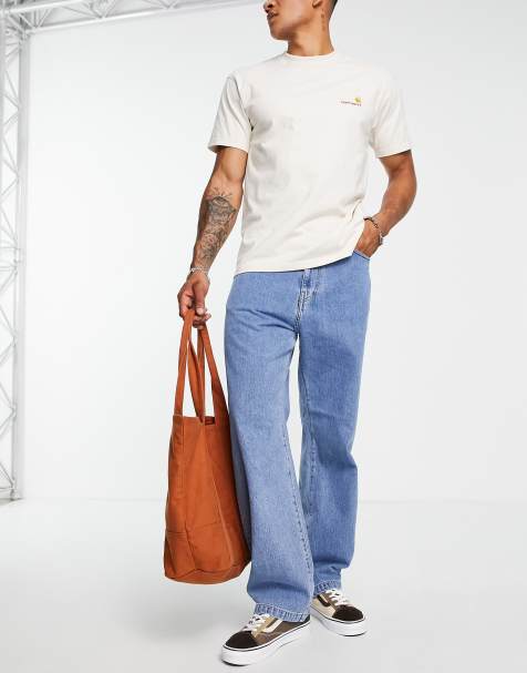 Carhartt WIP – Landon – Avsmalnande jeans blå tvätt och ledig passform - view 1