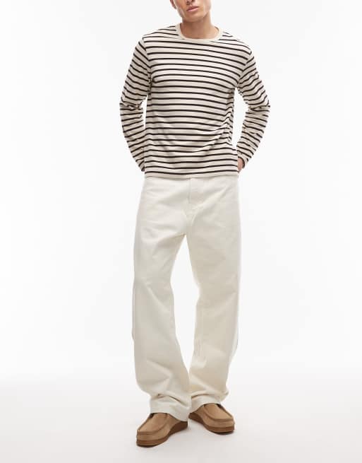 Carhartt WIP – Landon – Beige, avsmalnande byxor med ledig passform, 2 av 5