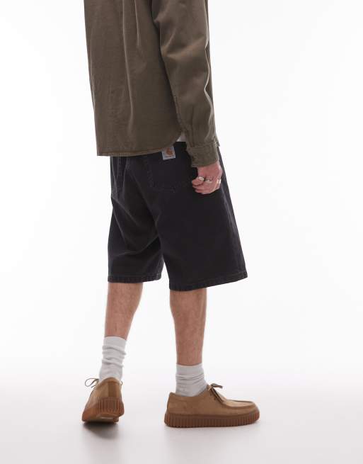Carhartt WIP landon denim jort in washed black , 4 of 5