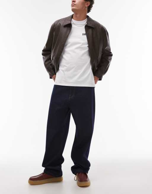 Carhartt WIP - Landon - Jean ample coupe ajustée - Bleu foncé