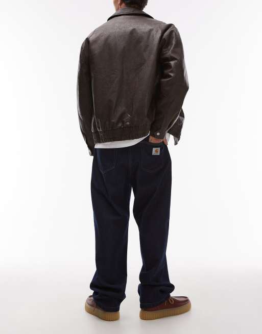 Carhartt WIP - Landon - Jean ample coupe ajustée - Bleu foncé
