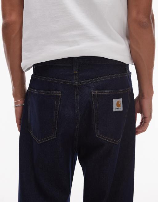 Carhartt WIP - Landon - Jean ample coupe ajustée - Bleu foncé