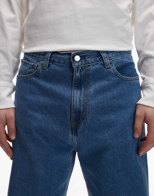 Carhartt WIP - Landon - Jean fuselé ample en denim épais - Bleu délavé, 4 de 5