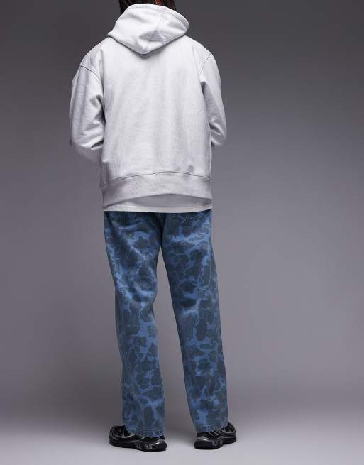 Carhartt WIP - Landon - Jeans ampi affusolati blu mimetici, 2 di 5