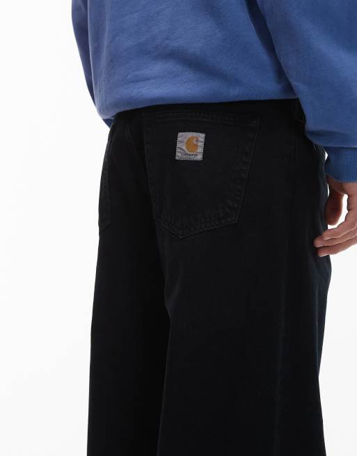 Carhartt WIP - Landon - Jeans ampi affusolati blu navy scuro sovratinto, 5 di 5