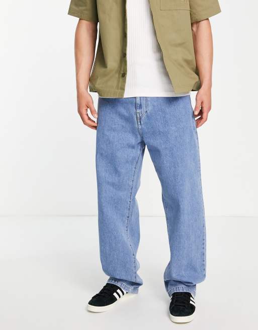 Carhartt WIP – Landon – Legere Jeans in blauer Waschung mit schmal zulaufendem Schnitt