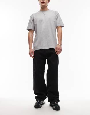 Carhartt WIP - Landon - Locker geschnittene Jeans in Schwarz