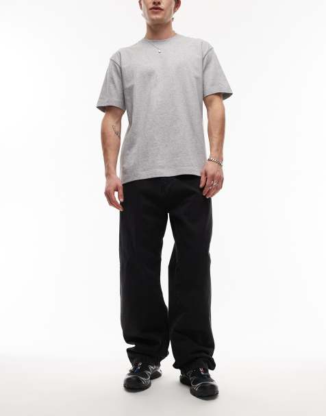 Carhartt WIP – Landon – Locker geschnittene Jeans in Schwarz - view 1