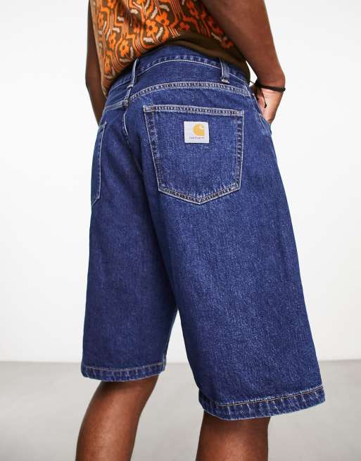 Carhartt Landon Short - Blue Heavy Stone Wash - Hemley Store Australia