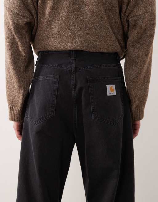 Carhartt WIP Landon loose fit jeans in black, 4 of 5