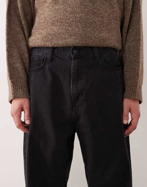Carhartt WIP Landon loose fit jeans in black, 5 of 5
