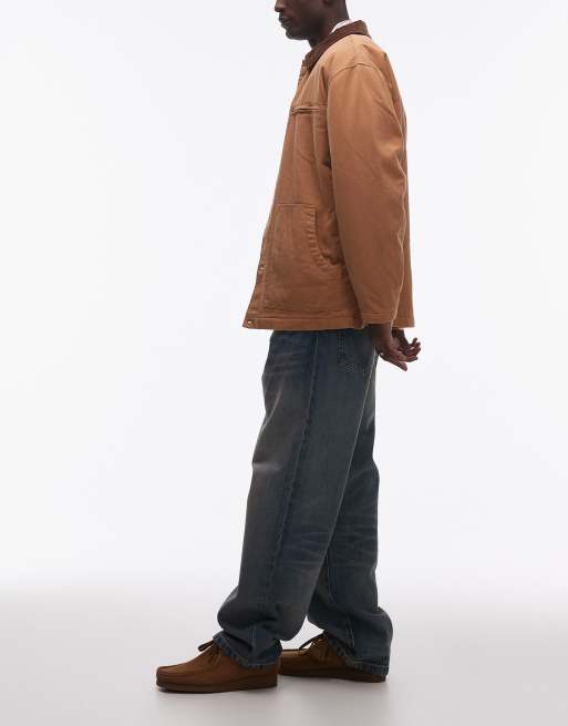 Carhartt WIP landon loose straight jeans in vintage wash, 3 of 5