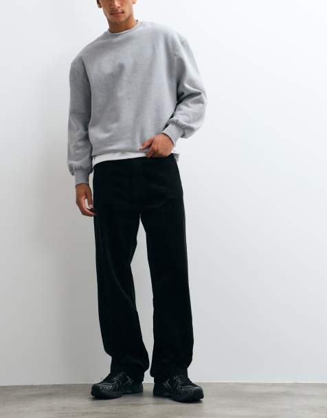Carhartt WIP Landon Loose-Tapered-Fit Cord-Hose in Dunkelgrün - view 1