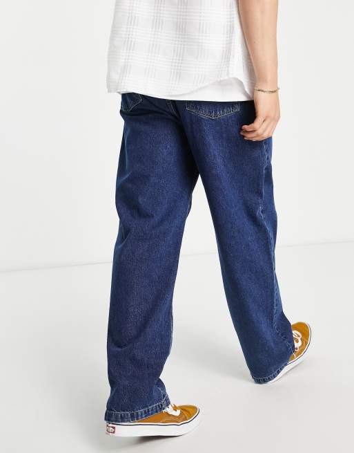  Carhartt WIP landon loose tapered fit jeans in blue wash