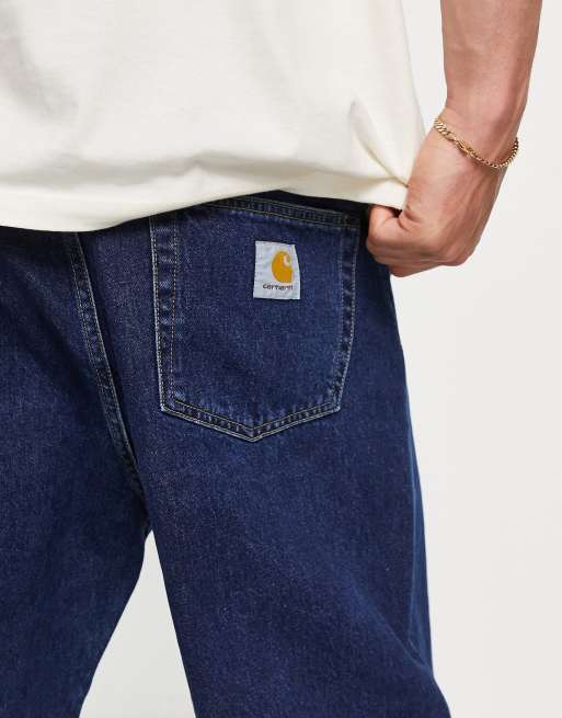 Carhartt WIP landon loose tapered fit jeans in blue