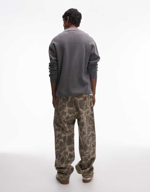 パンツ Carhartt Landon pants Camo Carhartt WIP Duck Camo Landon Pant in Bleached Black