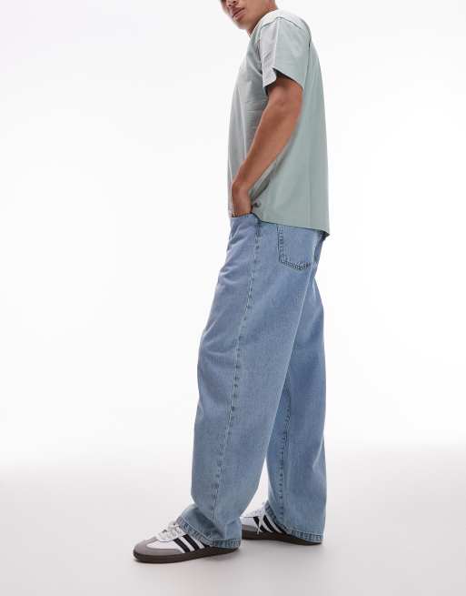 デニム・ジーパン CARHARTT WIP Landon loose tapered fit jeans Blu Carhartt WIP Landon Pant | Blue (stone washed) – Page Landon
