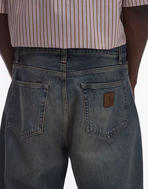 Carhartt WIP - Landon - Losse rechte jeans met vintage wassing, 4 van 5