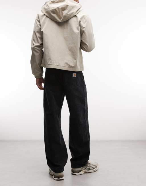 Carhartt WIP Landon löst avsmalnande jeans i svart ormcamouflage, 2 av 5