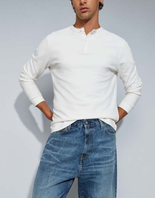Carhartt WIP Landon løse tapered jeans i mellemvask blå, 5 af 5