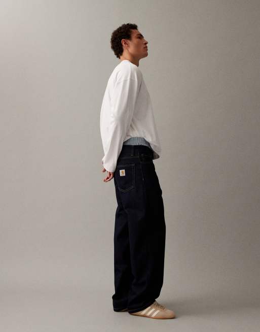 Carhartt WIP - Landon - Løstsiddende, tapered  og indigoblå jeans, 3 af 7