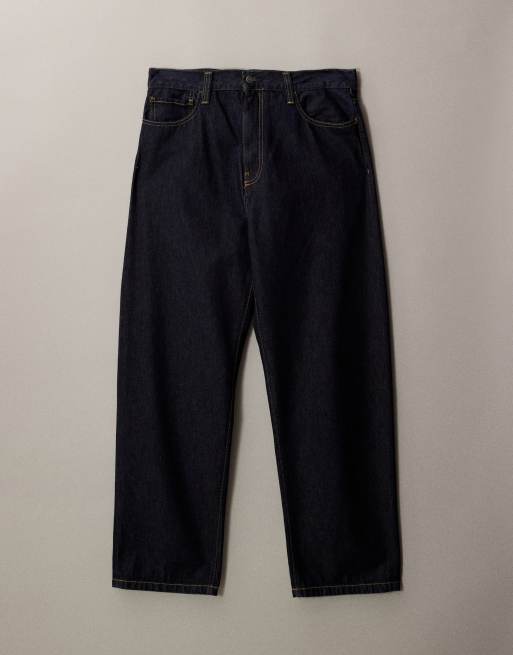 Carhartt WIP - Landon - Løstsiddende, tapered  og indigoblå jeans, 5 af 7