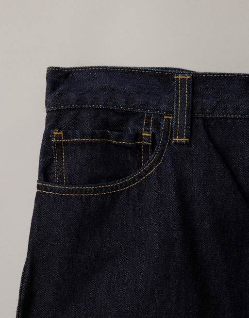 Carhartt WIP - Landon - Løstsiddende, tapered  og indigoblå jeans, 6 af 7