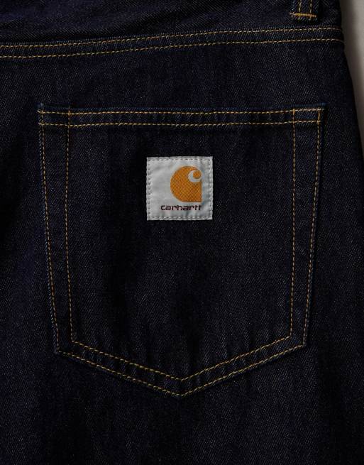 Carhartt WIP - Landon - Løstsiddende, tapered  og indigoblå jeans, 7 af 7