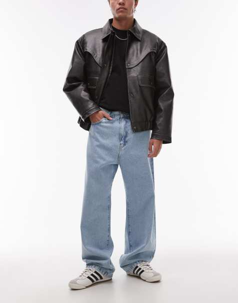 Carhartt WIP – Landon – Mellanblå, avsmalnande jeans med ledig passform - view 1