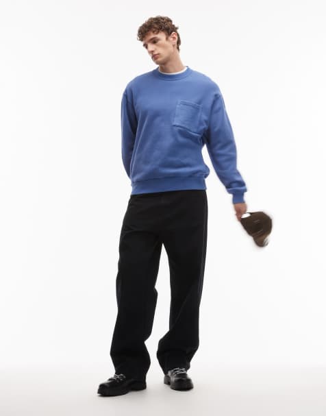 Carhartt WIP – Landon – Mörkblå, avsmalnande jeans med ledig passform - view 1