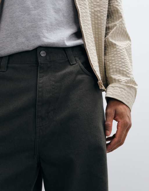 Carhartt WIP – Landon – Mörkgrå, avsmalnande byxor med ledig passform, 5 av 5