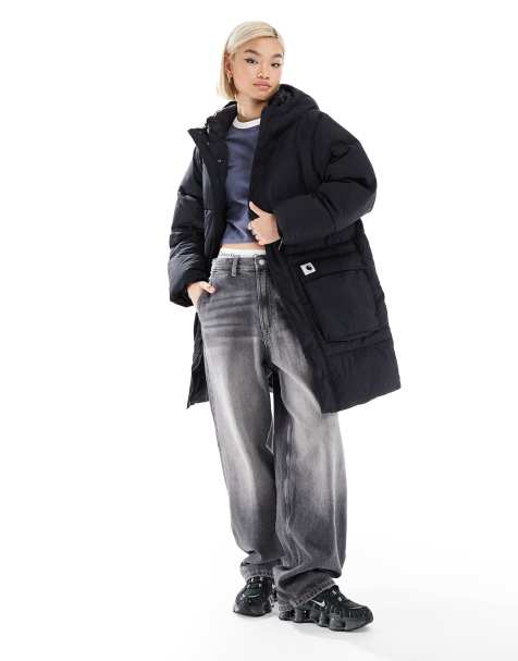 Carhartt WIP – Lång parka i puffermodell - view 1