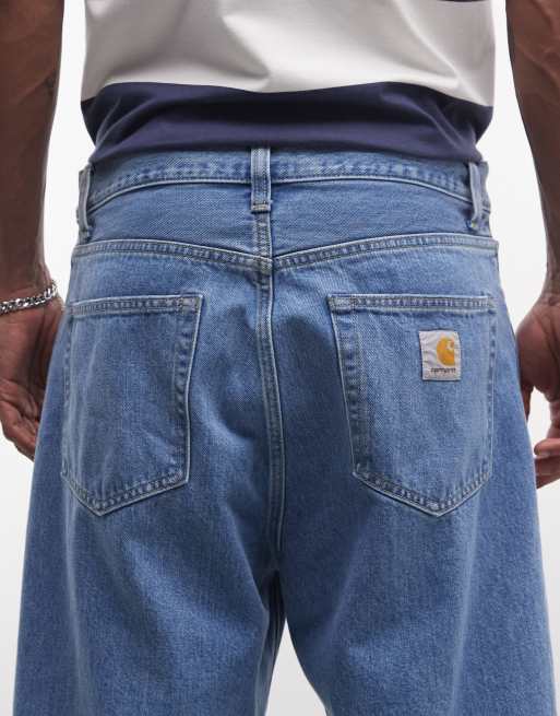 Carhartt WIP - Langdon - Jort in blauw met lichte wassing, 5 van 5