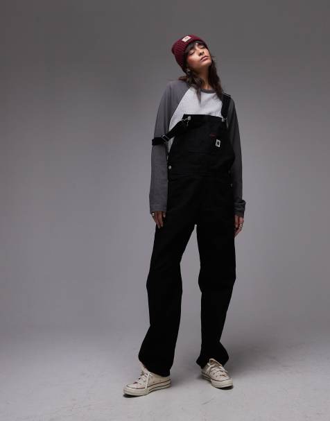 Carhartt WIP – Latzhose in Schwarz - view 1