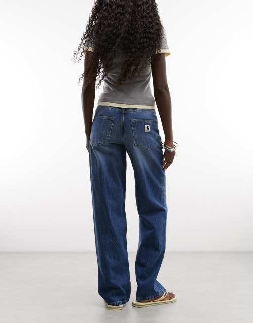 Carhartt WIP Lavine jeans dritti lavaggio medio blu, 2 di 5