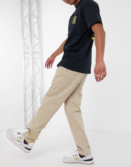 Carhartt WIP – Lawton – Beigea byxor