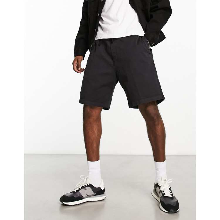 Carhartt WIP lawton relaxed shorts in black